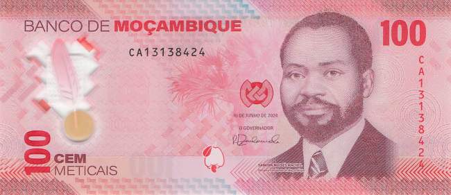 Mosambik p157a 100 Meticais 2024